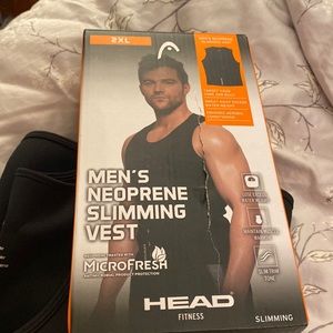 NIB Mens neoprene Slimming Vest Size XXL